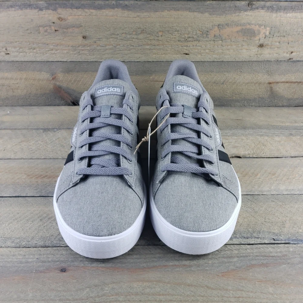 adidas Daily 3.0 Men's Skateboarding Casual Shoes Dove Grey Black White